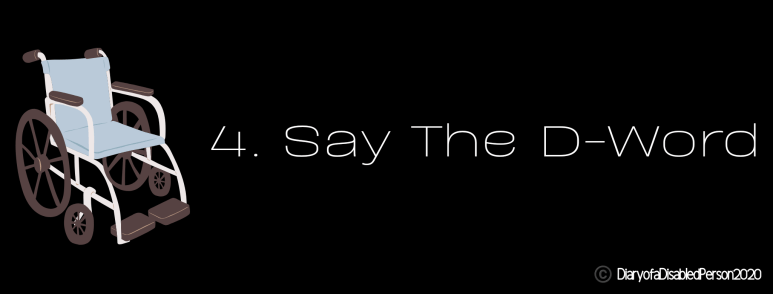 4. Say The D-Word